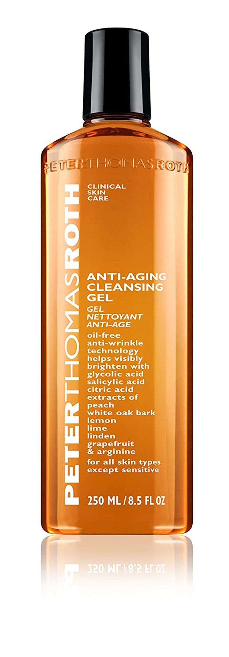 | Anti-Aging Cleansing Gel | Face Wash with Anti-Wrinkle Technology, Exfoliates with Glycolic Acid and Salicylic Acid
